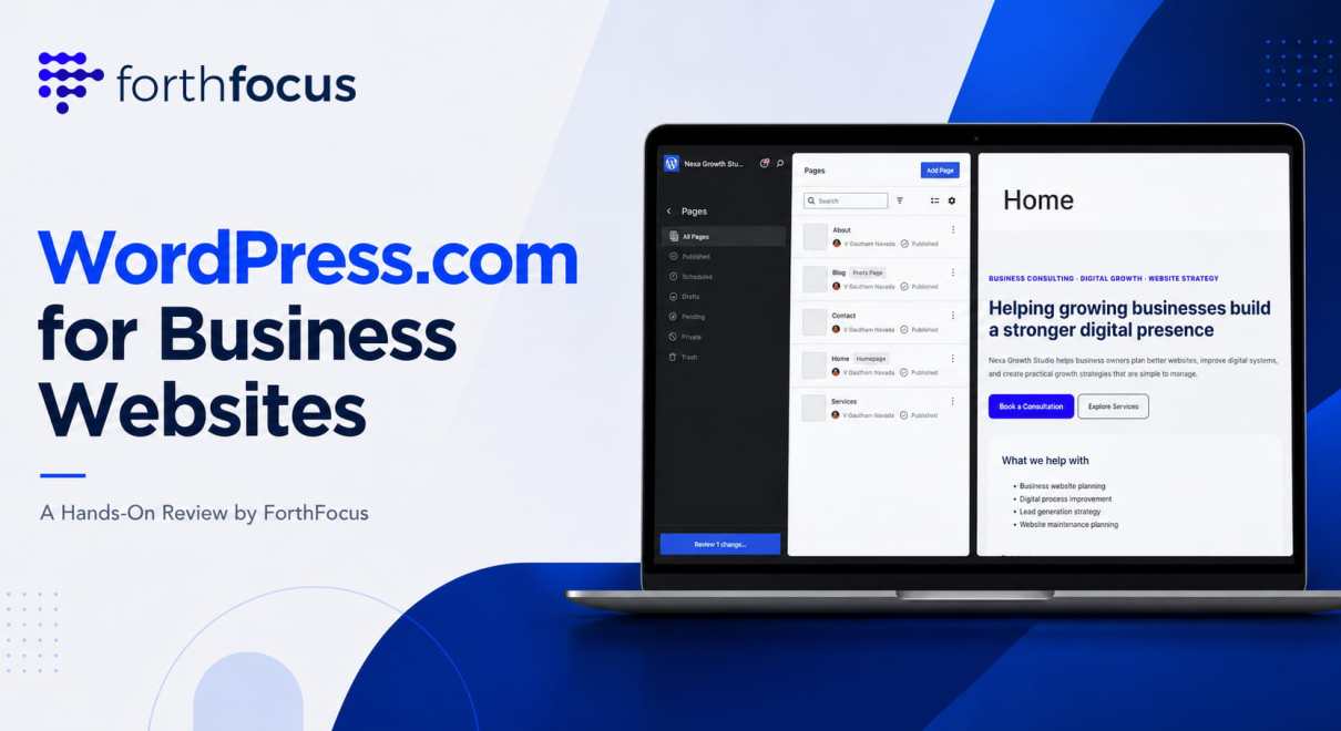 WordPress.com for Business Websites in 2026_ A Hands-On Review by ForthFocus